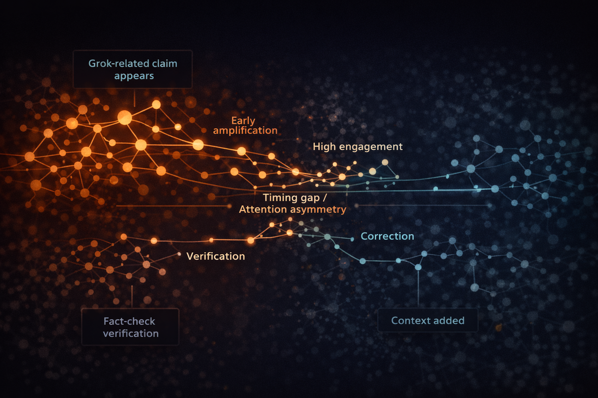 How Grok Rumours Spread Faster Than Facts on X